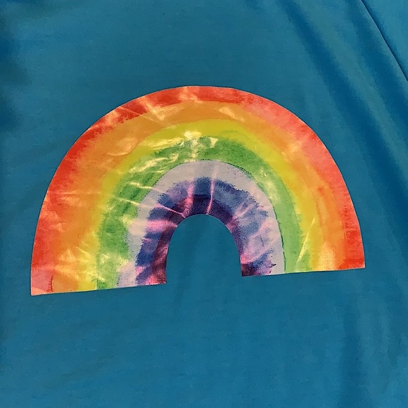 ❄️ Blue Rainbow sweatshirt size: L - Picture 3 of 6